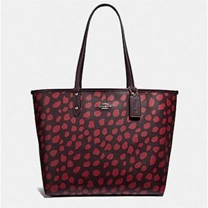 Coach reversible tote